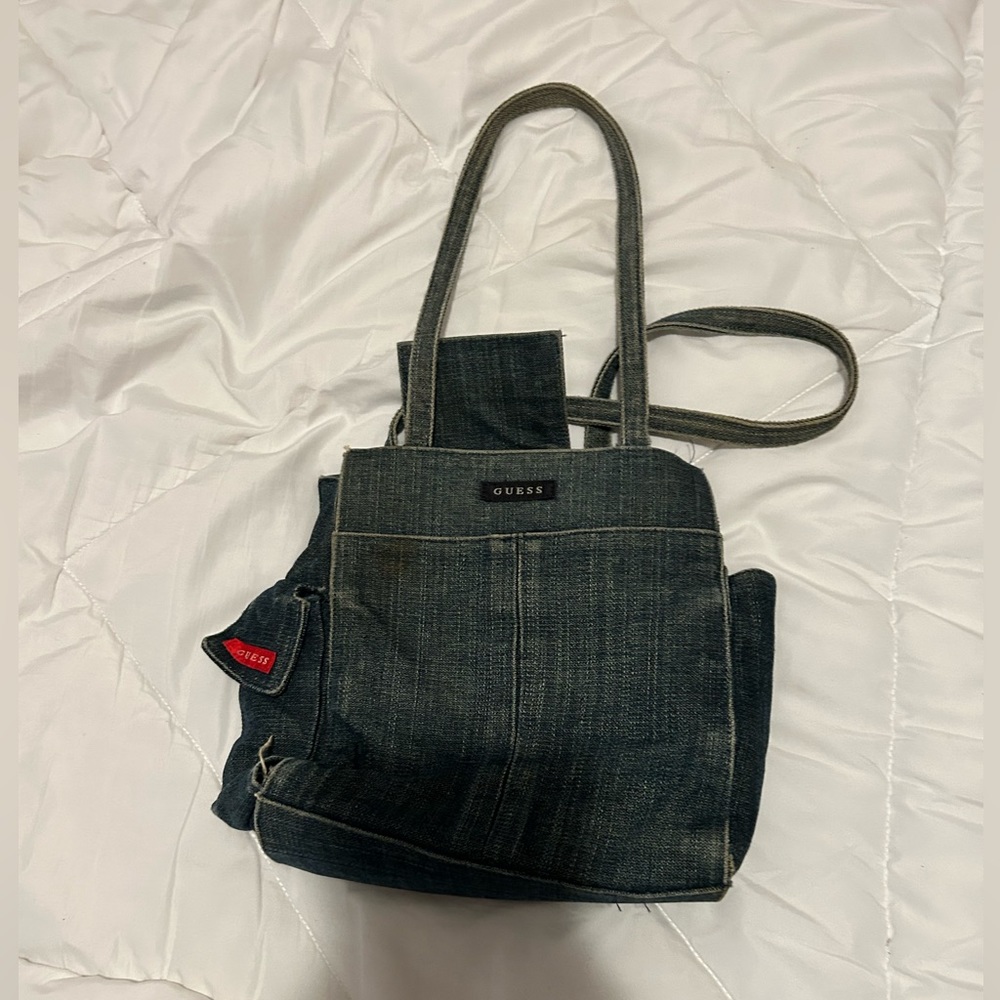 guess denim bag